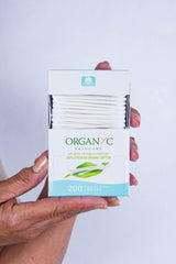 Organyc organic cotton detail for sensitive skin-friendly care.