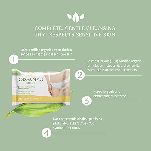 Organyc packaging with calendula chamomile imagery signals soothing formulation