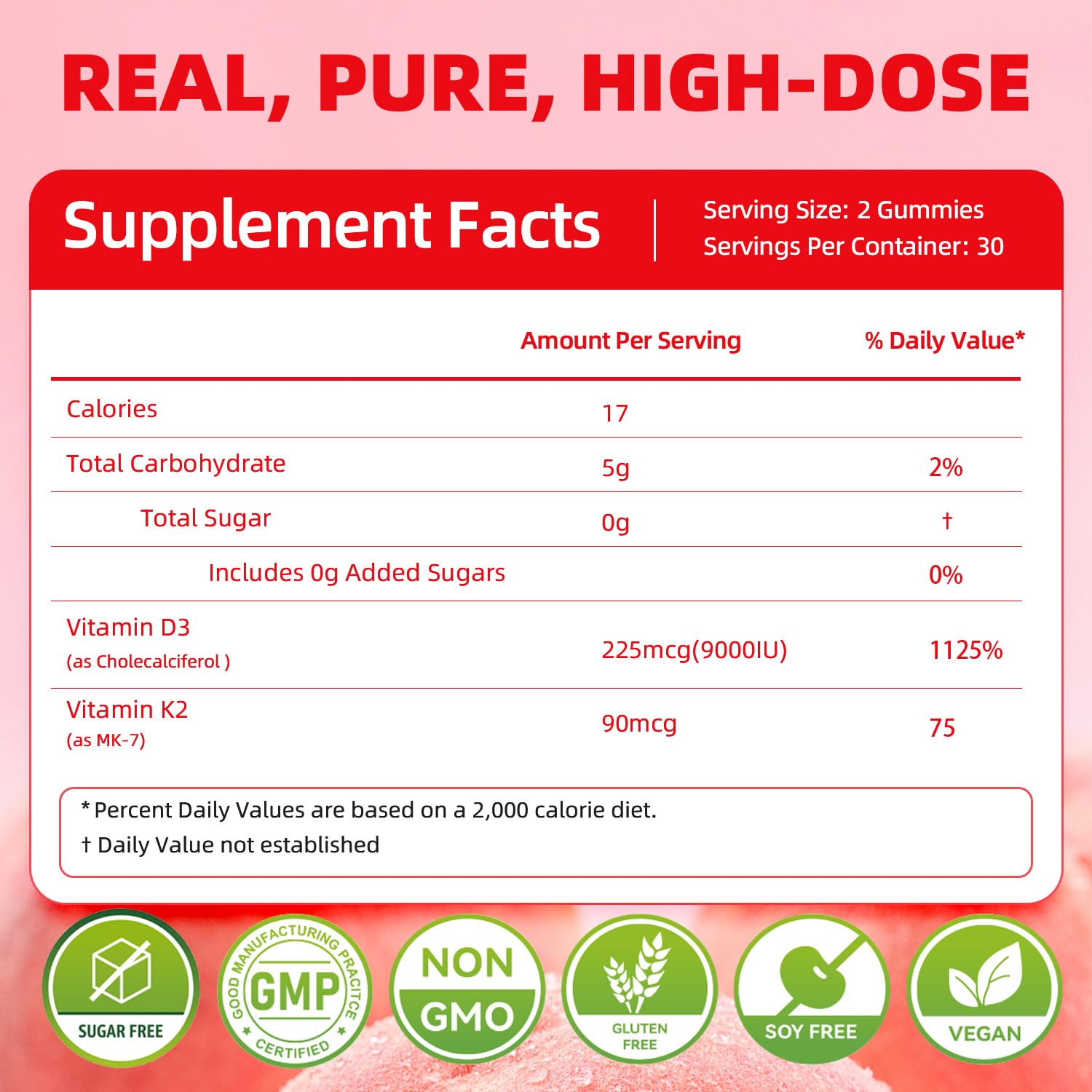 ORGMO vegan pectin gummies close-up highlighting plant-based formula.