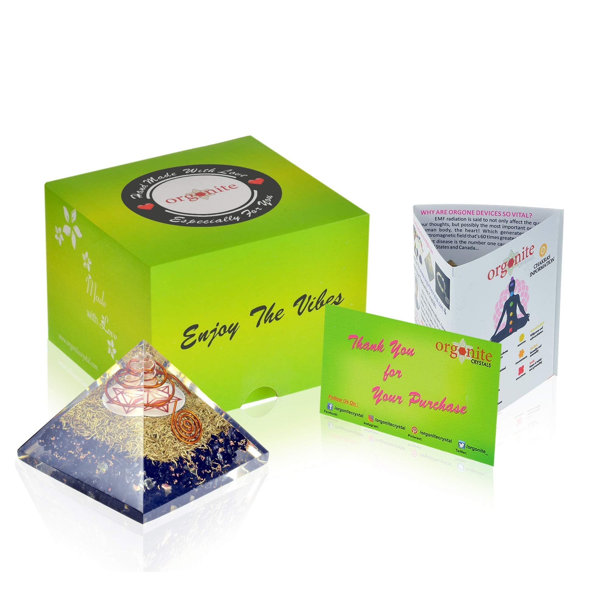 Orgonite Crystals Chakra balance energy supports holistic well-being