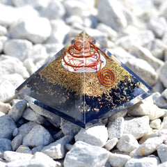 Orgonite Crystals Pyramid for Meditation as a focal point