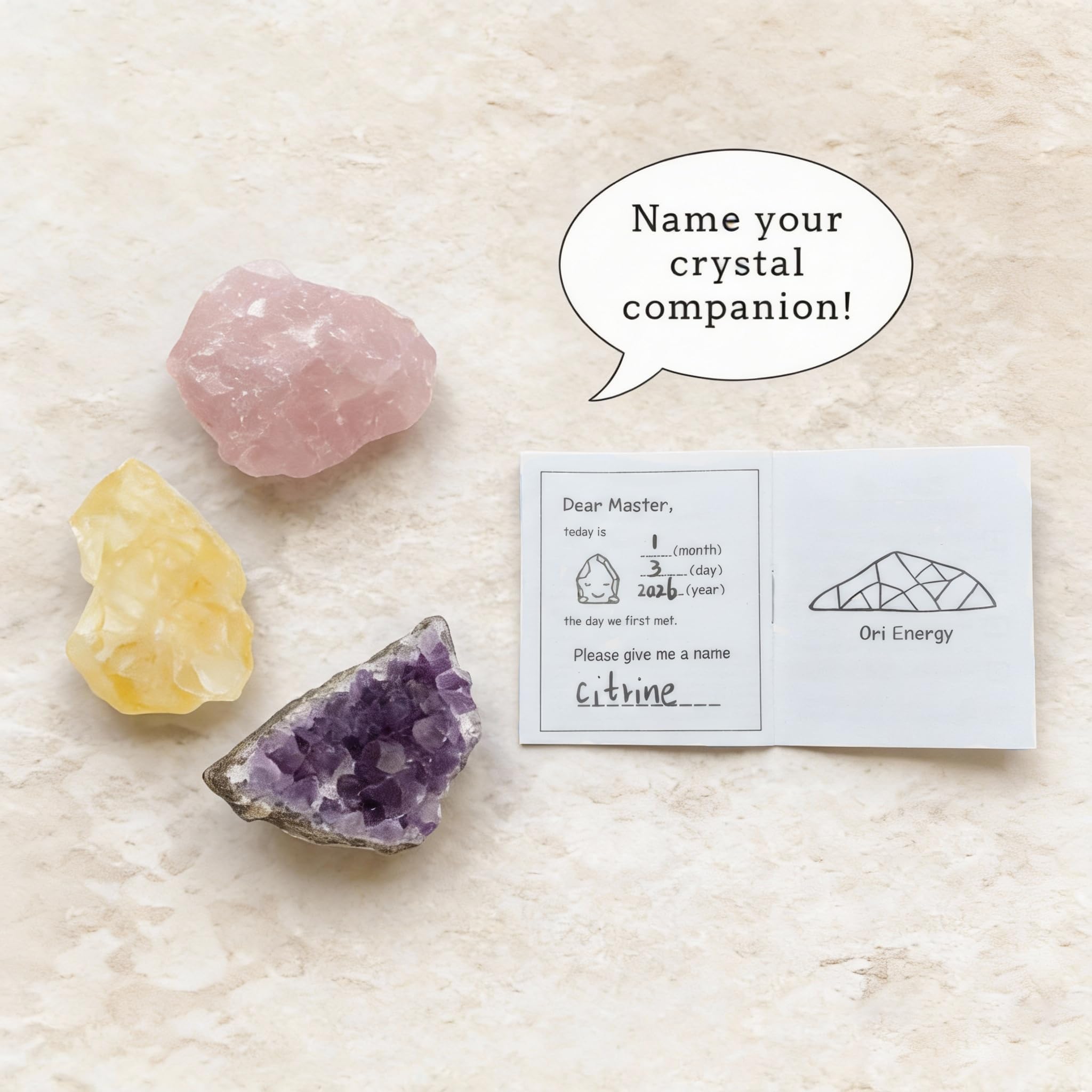 Ori Energy meditation space with amethyst invites quiet reflection and balance.