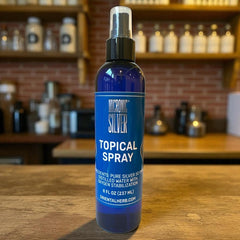Oriental Herb Company Micronic Silver Topical Mist pump-dispense nozzle shown for easy application.