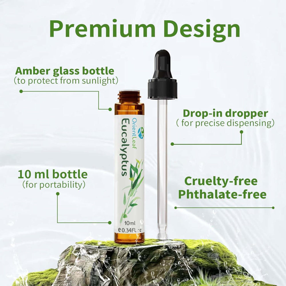 ORIENTLEAF Tea Tree oil bottle 6x10ml for versatile DIY uses.
