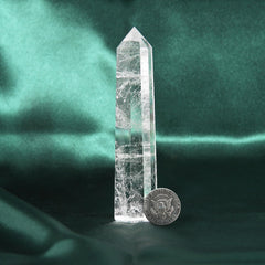 Orientrea Clear Quartz Wand in its gift box ready for gifting.