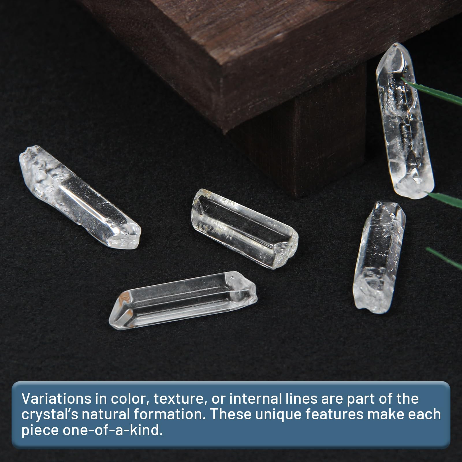 Orientrea gift box packaging for clear quartz crystals, ready to gift
