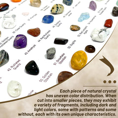 Orientrea natural crystal chips closeup showing vibrant colors perfect for decor.