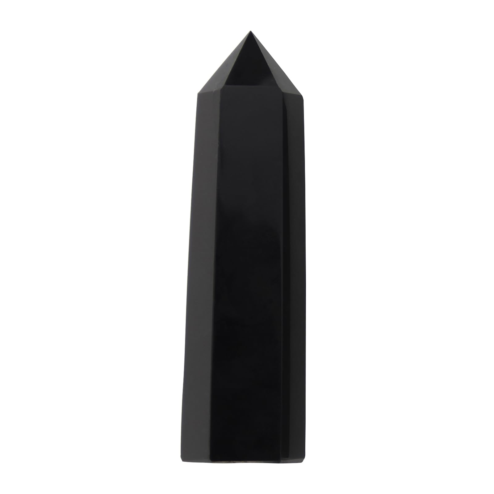 Orientrea Obsidian Wand, handheld view showing smooth polish for relaxation.