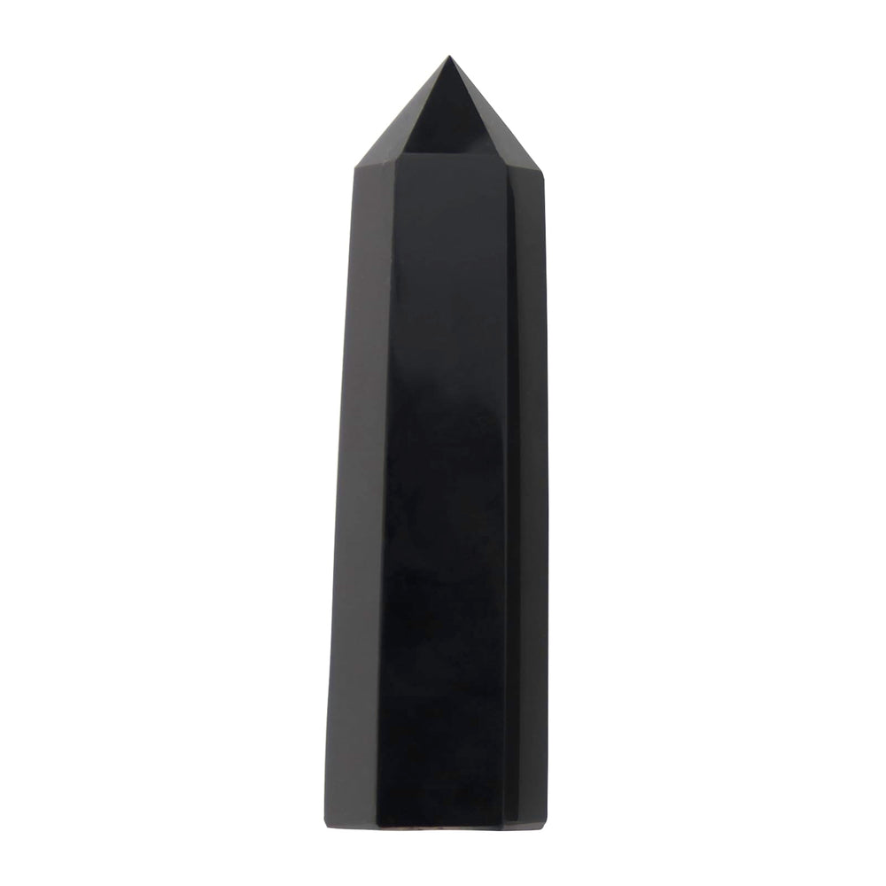 Orientrea Obsidian Wand, handheld view showing smooth polish for relaxation.