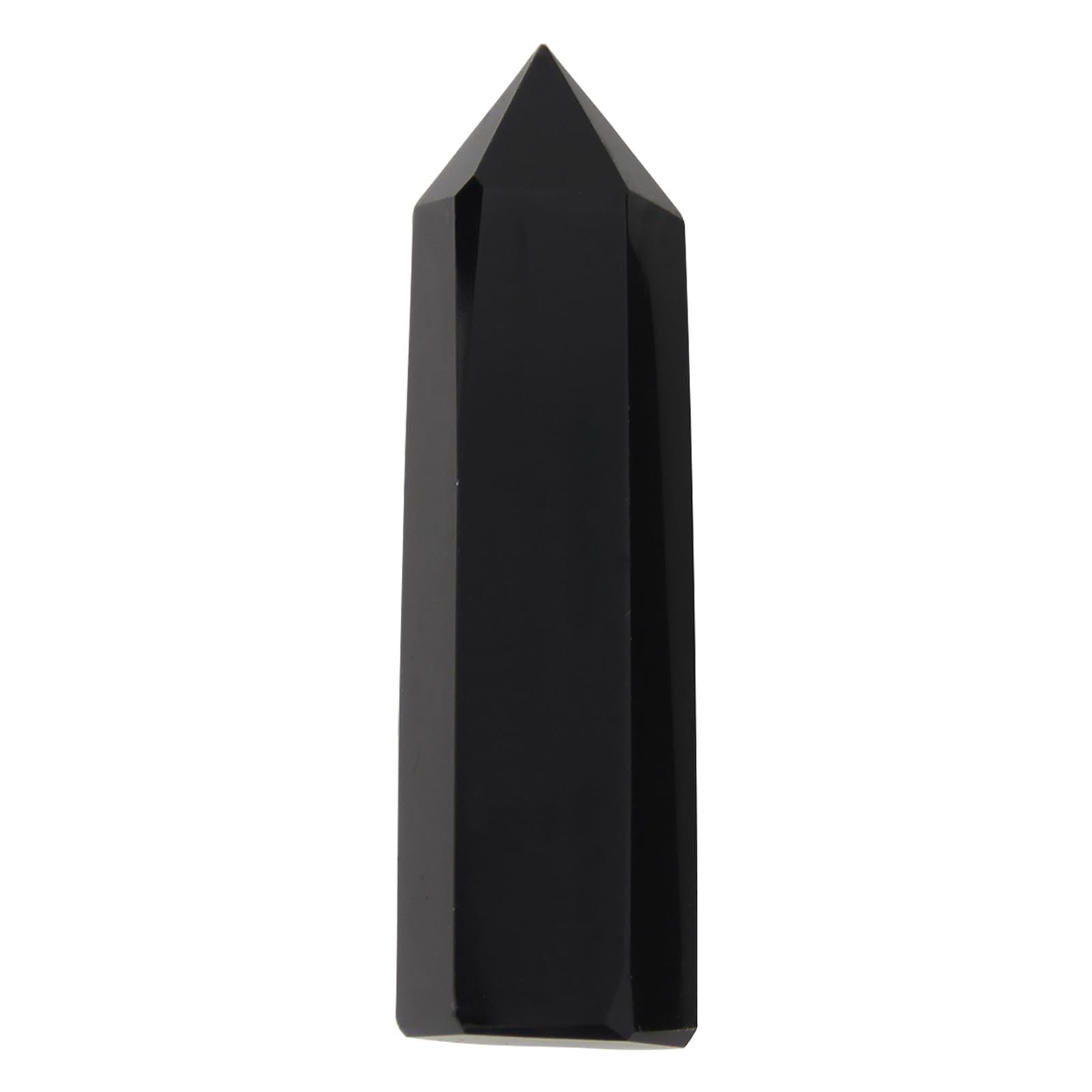 Orientrea Obsidian Wand in hand highlighting comfortable grip for calm rituals.