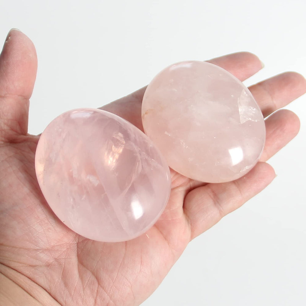 Orientrea Rose Quartz pocket energy stone for on-the-go positivity.