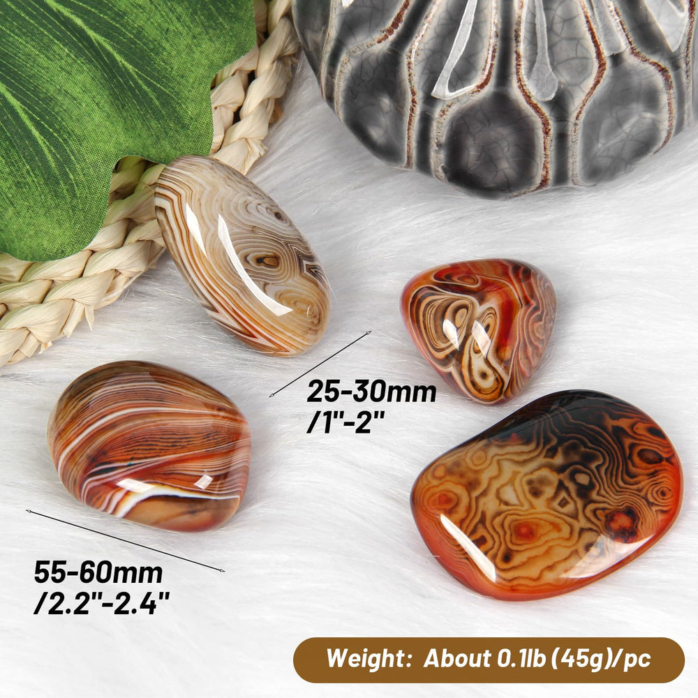 Orientrea Sardonyx palm stone handheld for relaxing grip and grounding ritual.