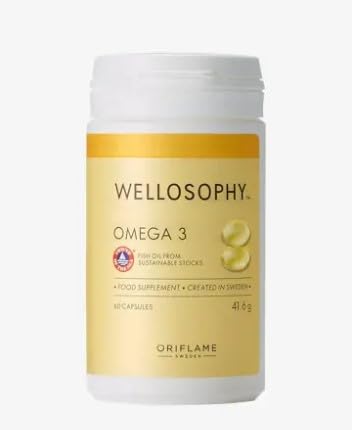 Oriflame Sweden Wellness Omega 3 Complete bottle for smooth skin and heart health