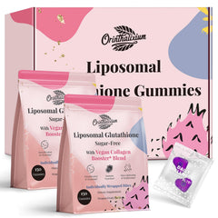 Orinthalixium liposomal glutathione gummies bottle daily antioxidant support.