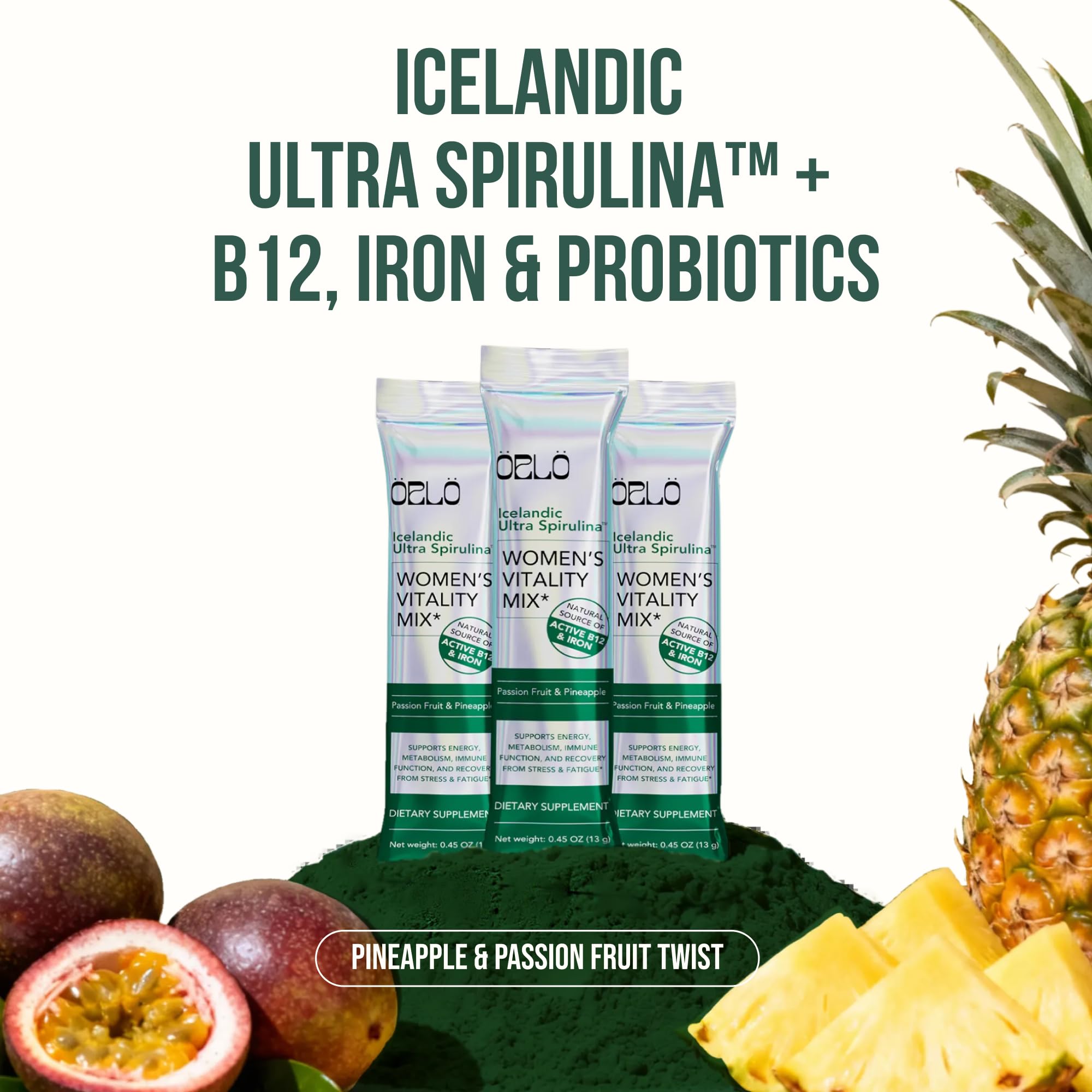 Orlo D3, B12, and plant-based iron in vegan formula