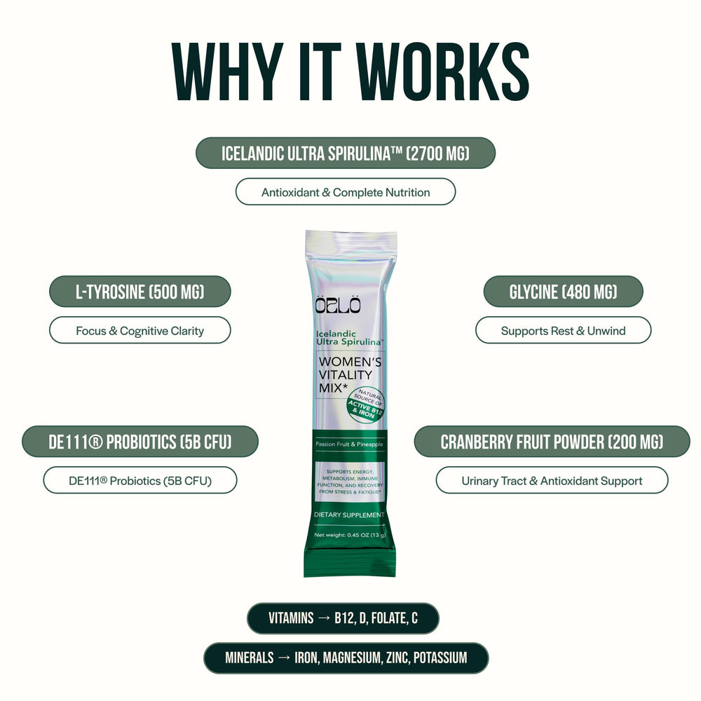 Orlo Icelandic Ultra Spirulina providing nutrient-dense support