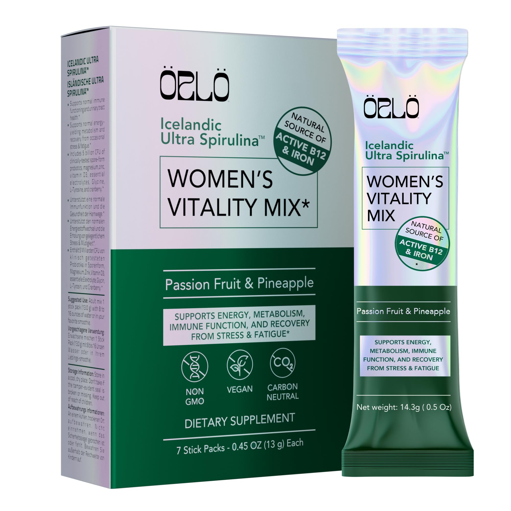 Orlo Vitality Mix travel kit packaging with compact sachets for daily wellness