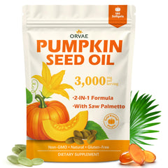 ORVAE pumpkin seed oil 3000mg bottle for daily wellness