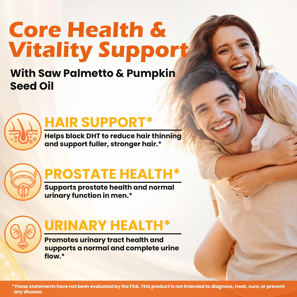 ORVAE saw palmetto softgels bottle ready for routine care