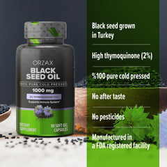 ORZAX bottle label shows non GMO halal and gluten free features