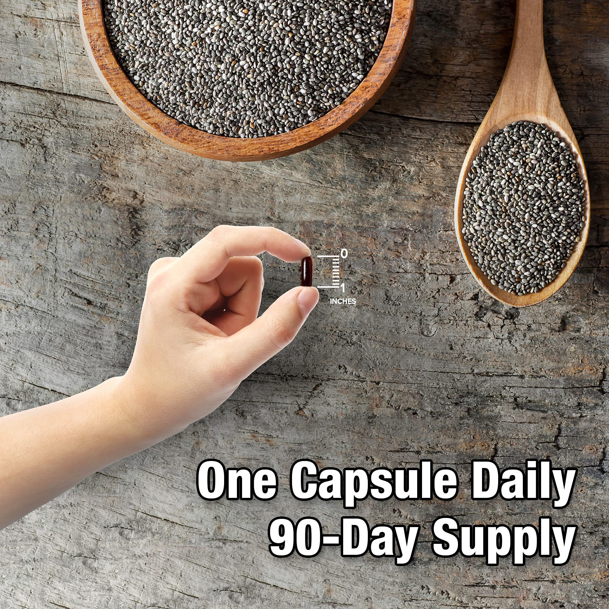 ORZAX oil capsules shown for hair skin and joints benefits