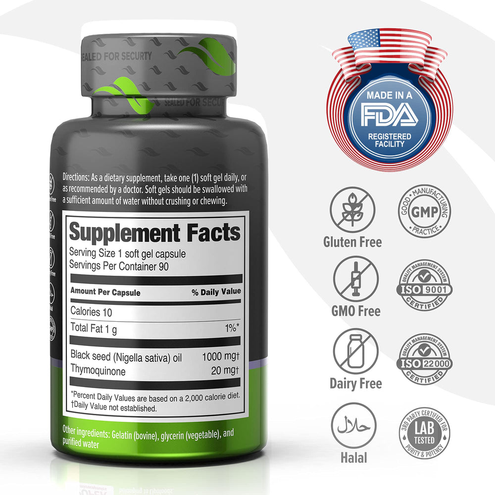 Close-up of ORZAX softgel capsules for an easy daily dose