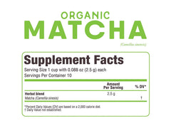 OS Organic Side Greenside Matcha Tea cup prepared hot for a comforting sip