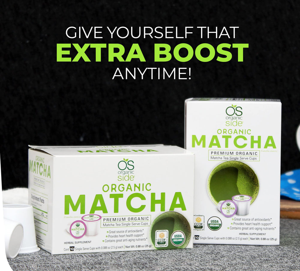 Pouring Greenside Detox Tea into a cup with steam rising