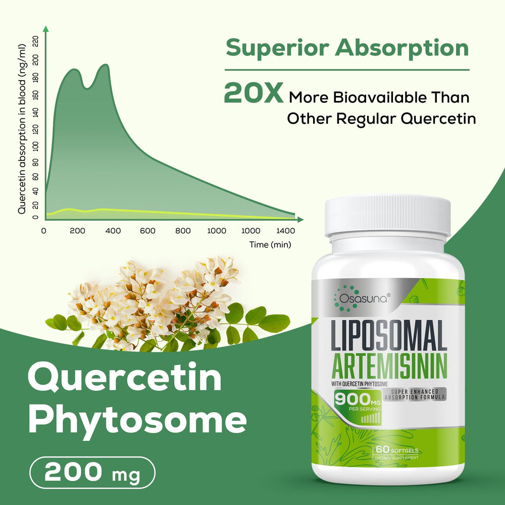 Osasuna quercetin phytosome 200mg softgels with high bioavailability