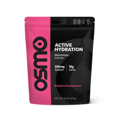 Osmo Active Hydration blueberry powder bag with real fruit flavor for workouts