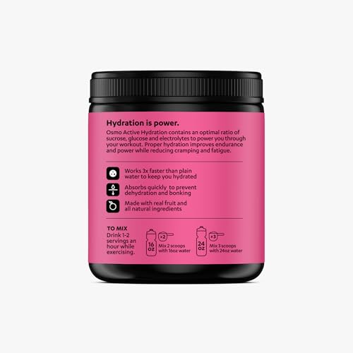 Osmo Active Hydration Powder blueberry scoop helps measure servings precisely for fueling.