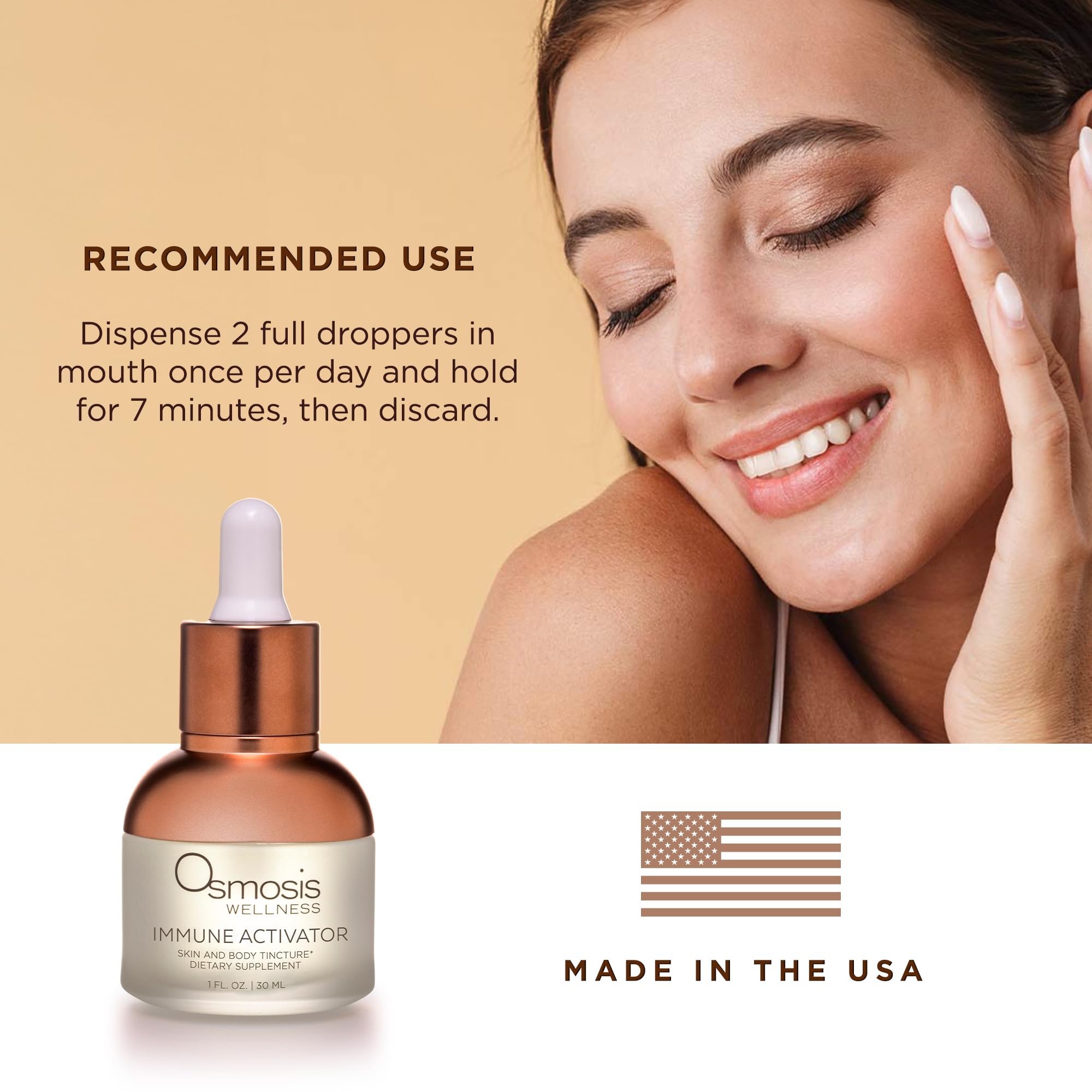 Osmosis Immune Activator label detail highlighting key ingredients.