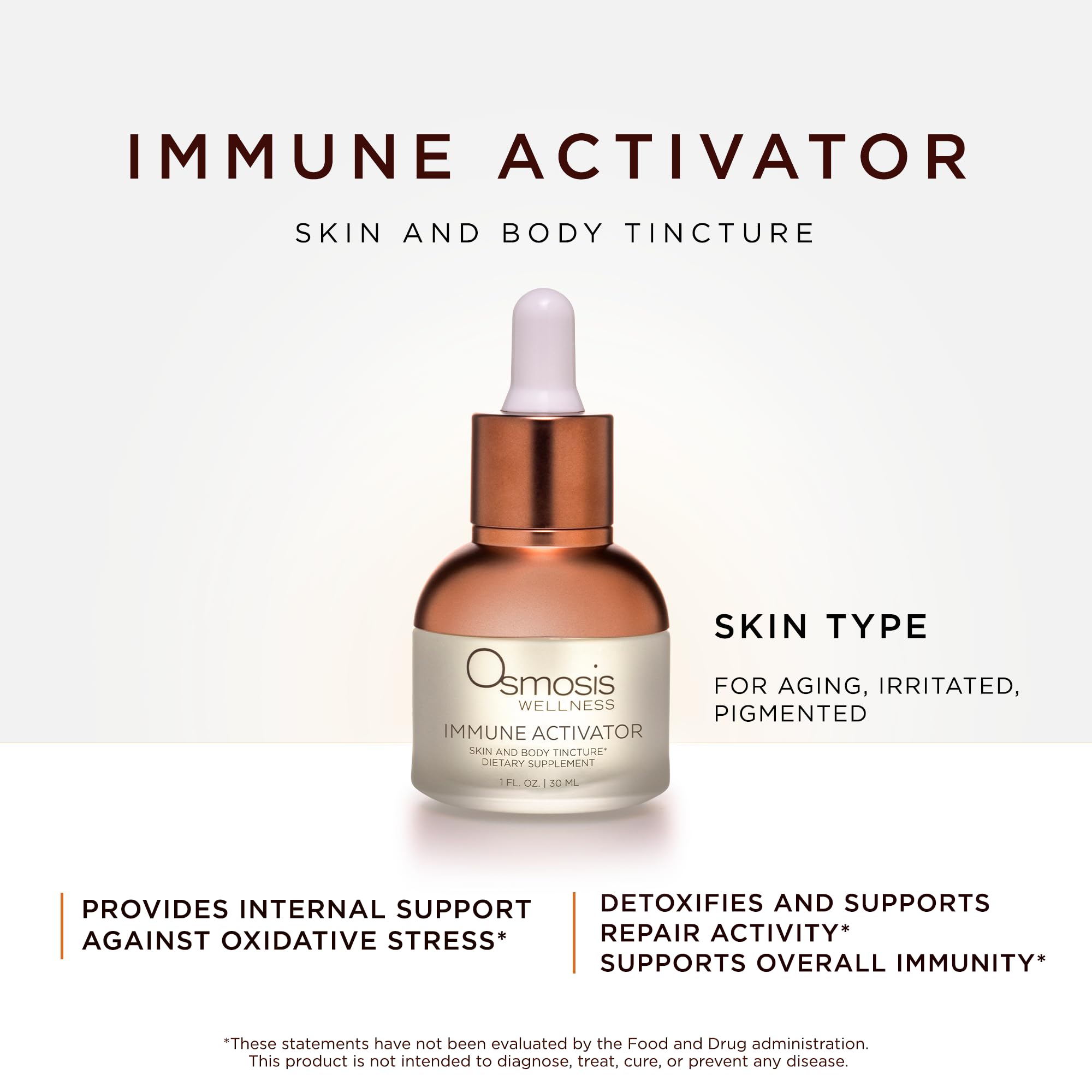 Osmosis Immune Activator pump-dispense action for easy application.