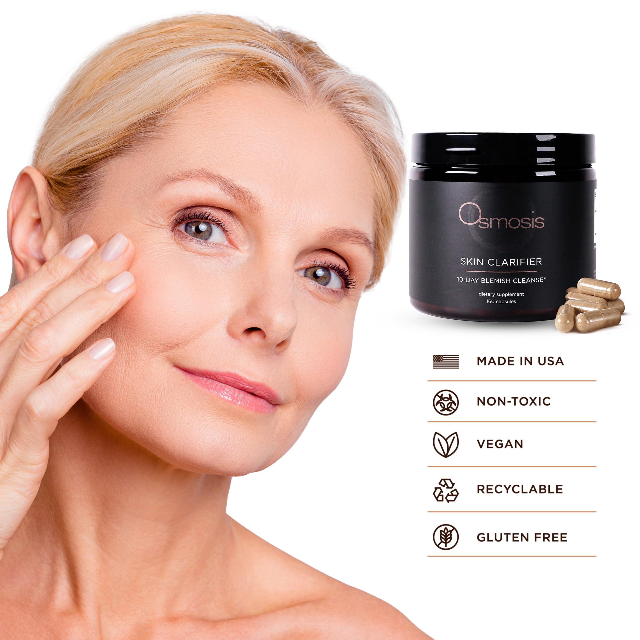 OSMOSIS Skin Clarifier scene illustrating digestive cleanse concept for skin