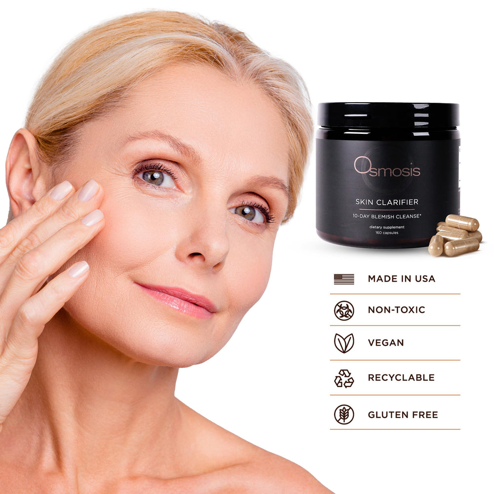 OSMOSIS Skin Clarifier scene illustrating digestive cleanse concept for skin