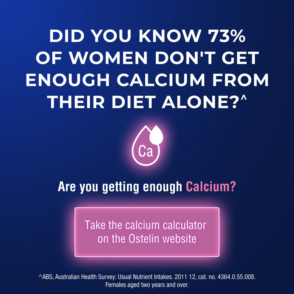 Ostelin Kids Calcium D3 tablets served on a plate