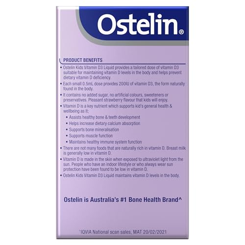 Ostelin measuring dispenser helps deliver a consistent 0.5 mL dose.