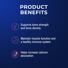 Label detail on Ostelin Vitamin D Plus Calcium with key ingredients.