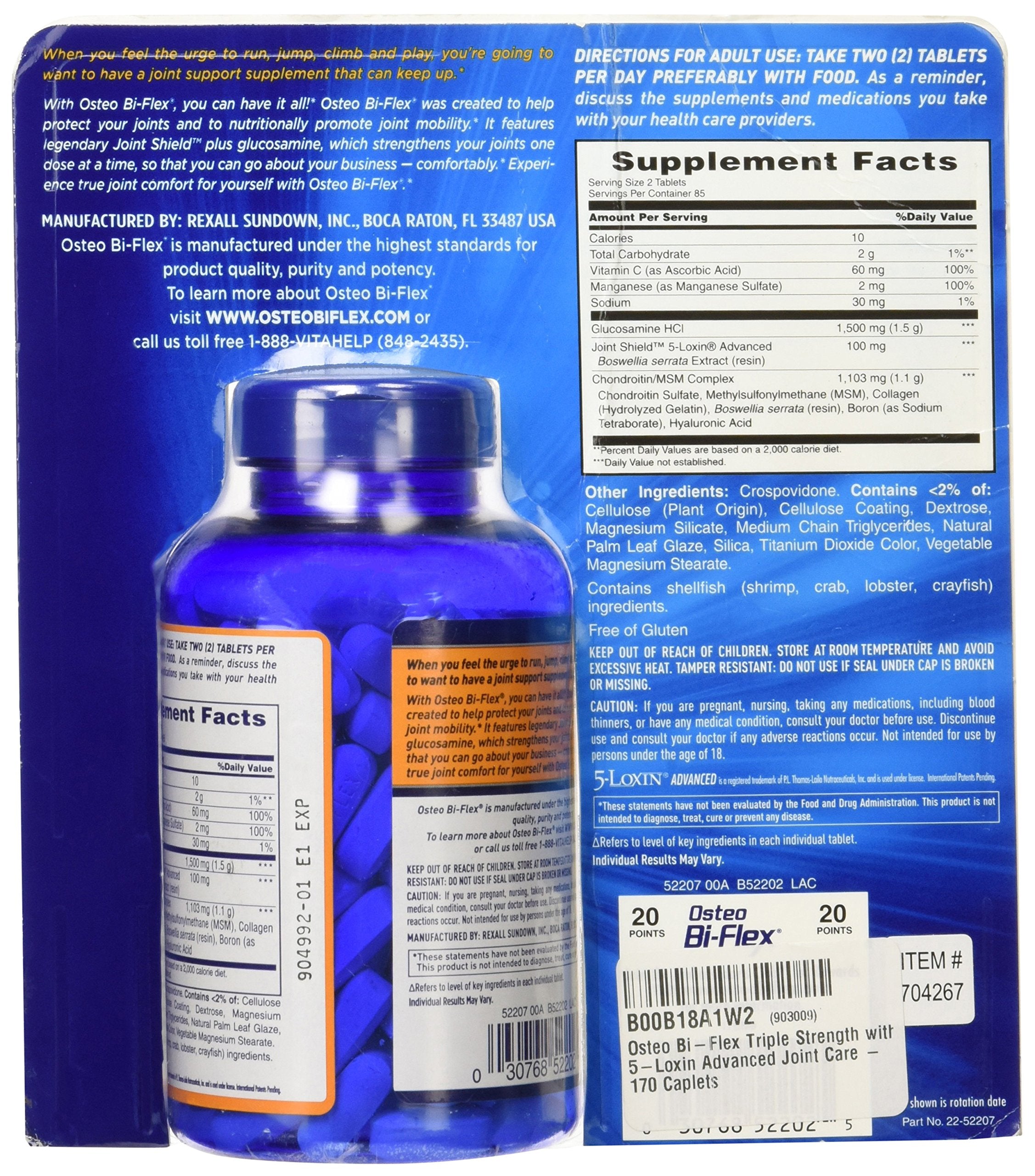 Osteo Bi-Flex caplets close-up, coated for smooth swallowing and daily joint support.