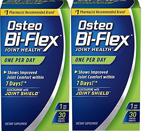 Osteo Bi-Flex One Per Day two-bottle pack facilitates convenient daily use.
