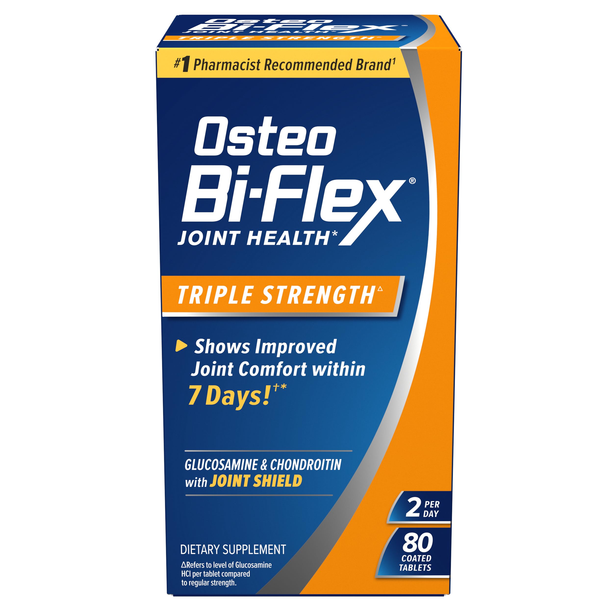 Osteo Bi-Flex Triple Strength bottle front showing joint support formula.