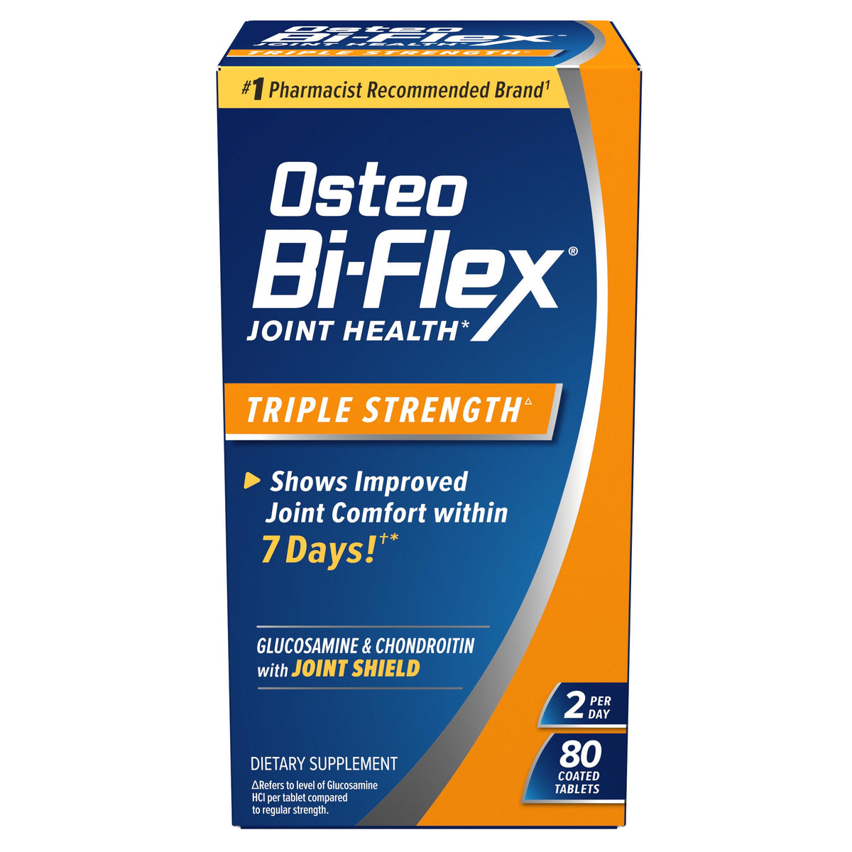 Osteo Bi-Flex Triple Strength bottle front showing joint support formula.