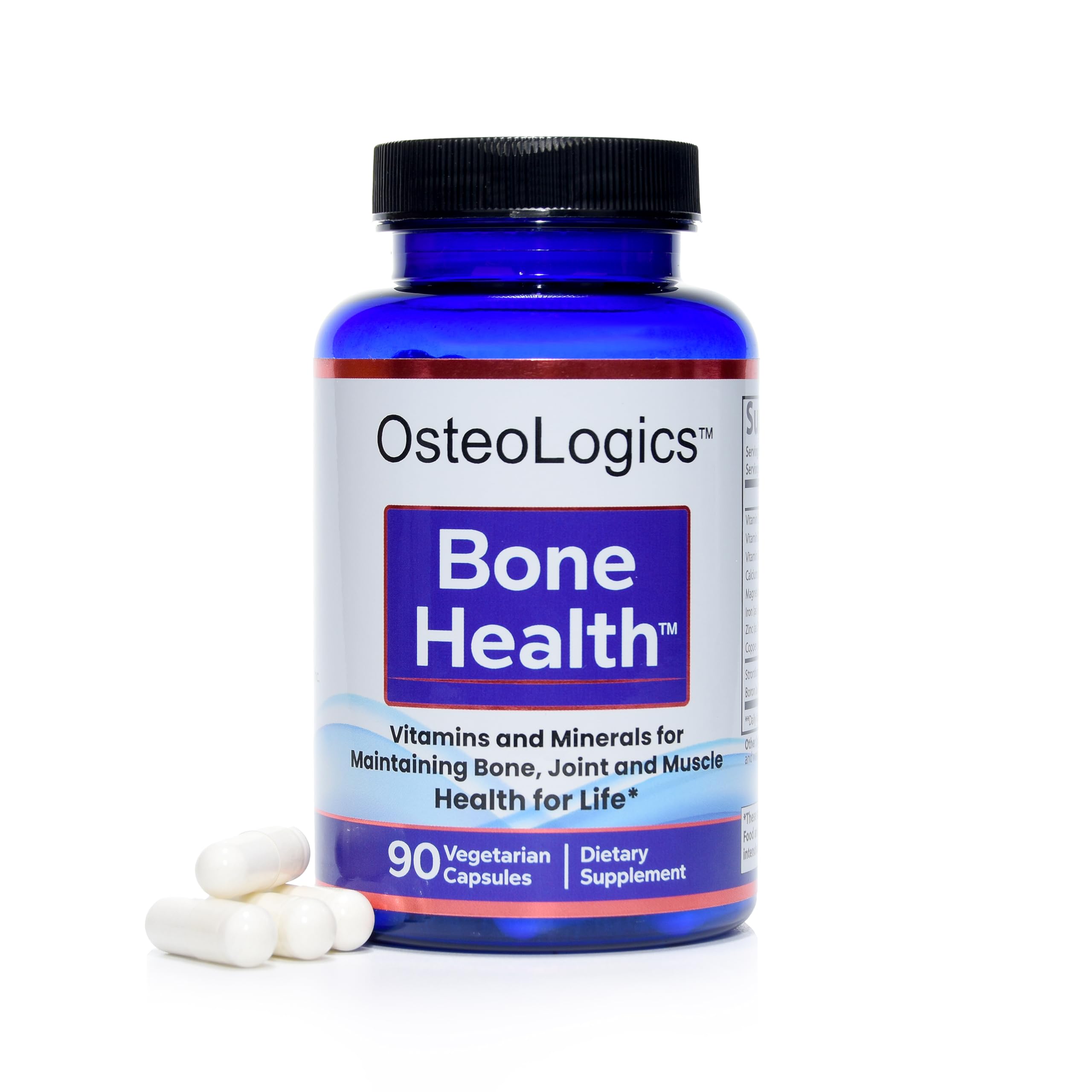 OSTEOLOGICS calcium, D3, and K2 capsule synergy for stronger bones
