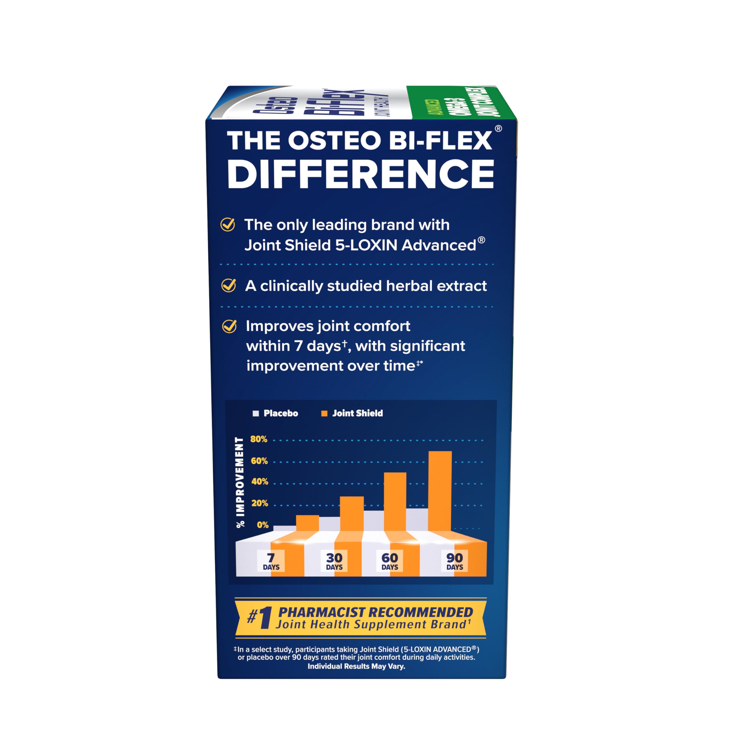 Osteo Bi-Flex Advanced Omega-3 joint-support visual suggesting ongoing mobility.