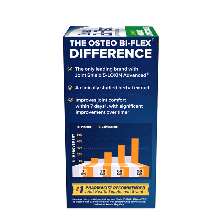 Osteo Bi-Flex Advanced Omega-3 joint-support visual suggesting ongoing mobility.