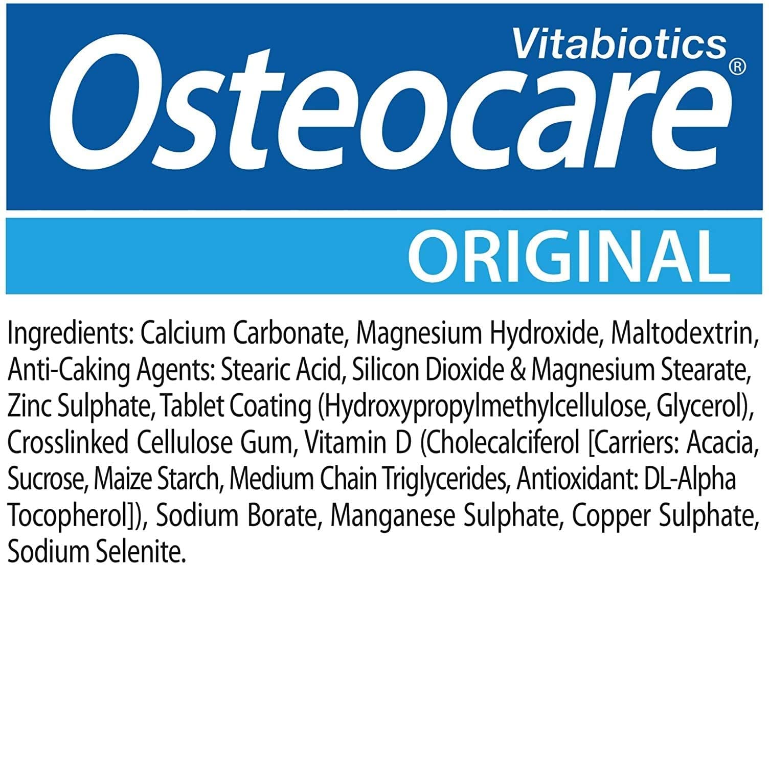 Osteocare calcium magnesium zinc balance graphic for bone health