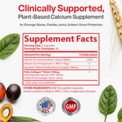 OsteoShield ingredient panel highlights key nutrients for bone support.