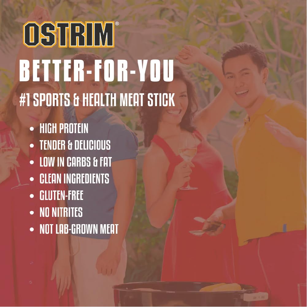 Ostrim on-the-go snack in bag for travel.