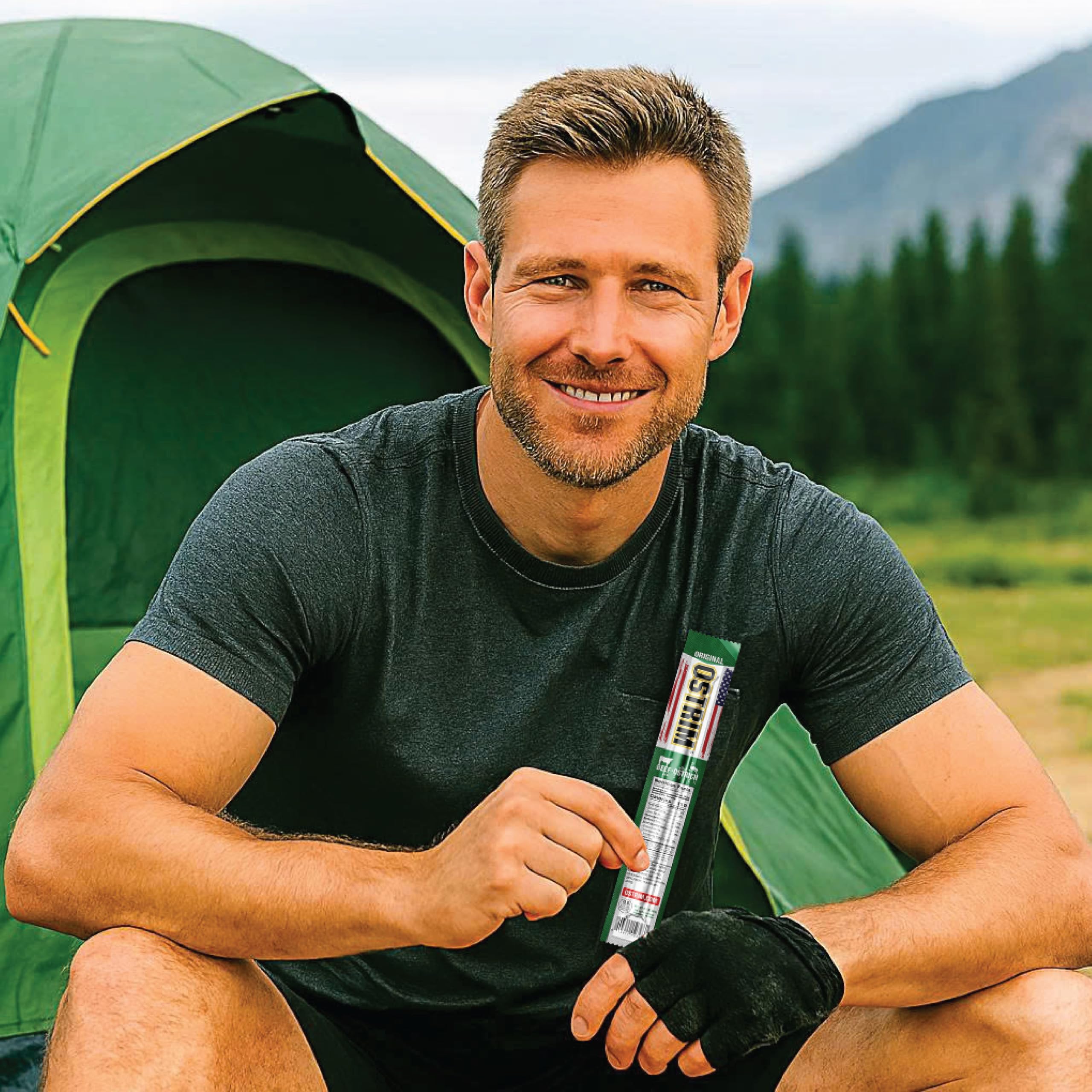 Ostrim portable protein snack sticks ideal for busy days and workouts