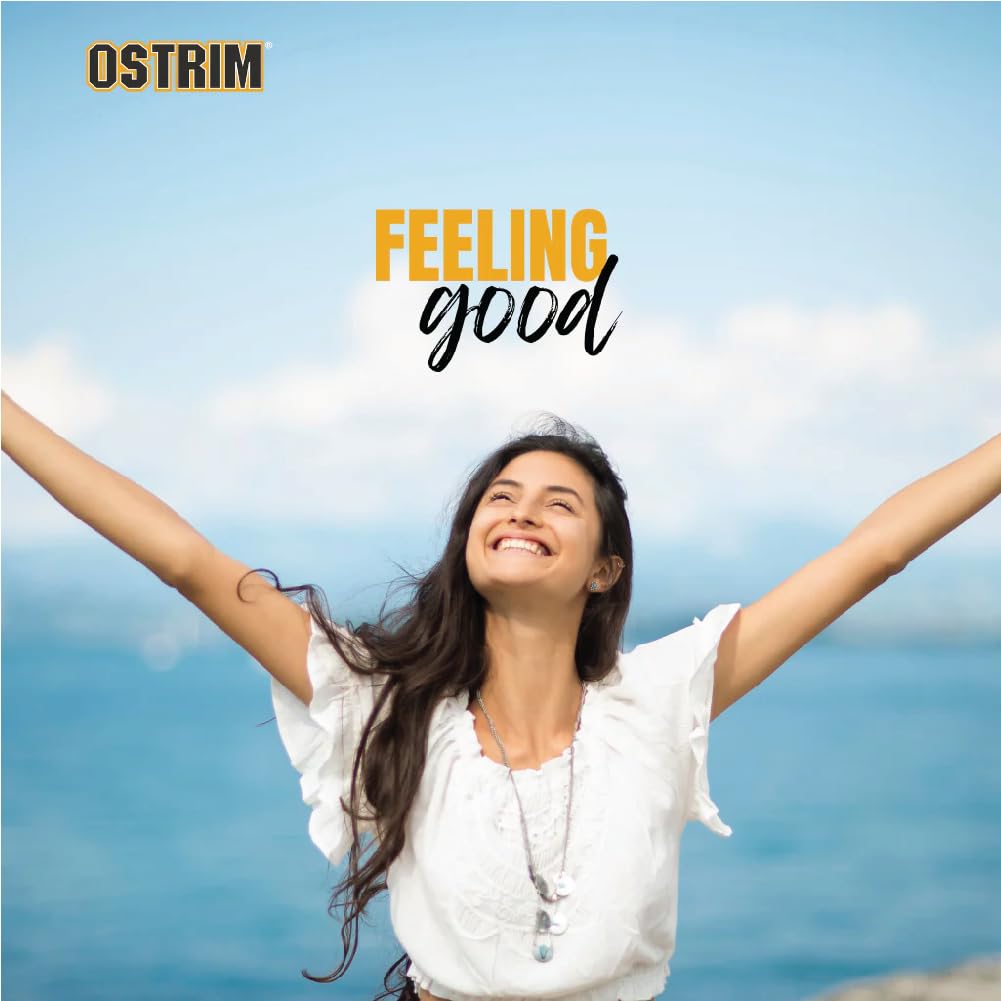 Ostrim Teriyaki jerky label confirms no added MSG.